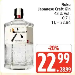 Marktkauf Roku japanese craft gin Angebot