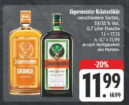 E-Center Jägermeister kräuterlikör orange Angebot