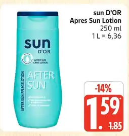 Marktkauf Sun d'or apres sun lotion Angebot