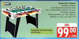 Marktkauf Best sporting kickertisch nation Angebot