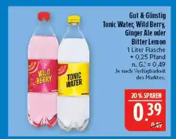 Marktkauf Gut & günstig tonic water Angebot