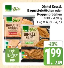 Marktkauf Edeka bio dinkel krusti Angebot