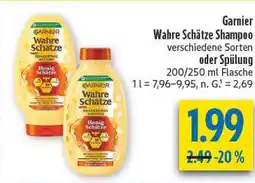 diska Garnier wahre schätze shampoo Angebot