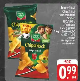 E-Center Funny-frisch chipsfrisch sour cream Angebot