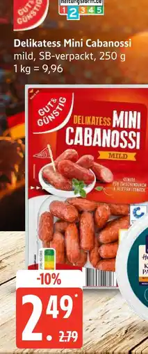 Marktkauf Gut & günstig delikatess mini cabanossi Angebot