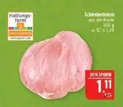 Marktkauf Schweinebraten aus der keule Angebot