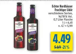 diska Echter nordhäuser beerentraum Angebot