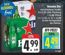 E-Center Heineken bier Angebot
