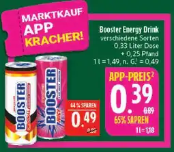 Marktkauf Booster energy drink Angebot