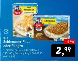 KONSUM Iglo schlemmer filet Angebot
