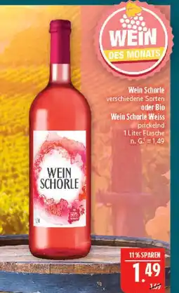 Marktkauf Wein schorle Angebot