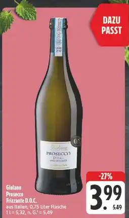 E-Center Giolano prosecco frizzante d.o.c Angebot