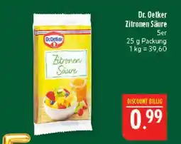 Marktkauf Dr. oetker zitronen säure Angebot
