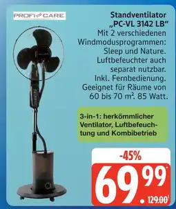 Marktkauf Profi care standventilator pc-vl 3142 lb Angebot