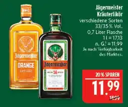 Marktkauf Jägermeister kräuterlikör original Angebot