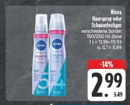 E-Center Nivea diamond volume haarspray Angebot