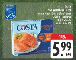 E-Center Costa msc wildlachs filets Angebot