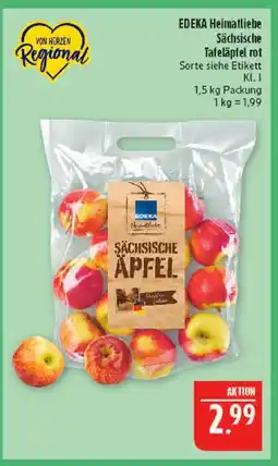 Marktkauf Edeka heimatliebe sächsische tafeläpfel rot Angebot