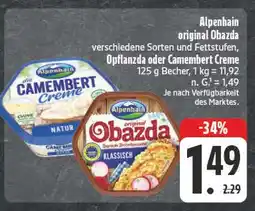 E-Center Alpenhain original obazda Angebot