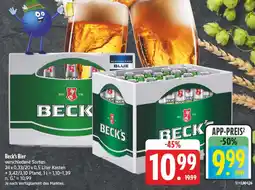 E-Center Beck's bier Angebot