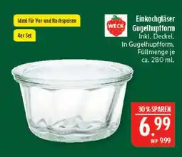 Marktkauf Weck einkochgläser gugelhupfform Angebot
