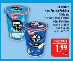 Marktkauf Dr. oetker high protein milchreis Angebot