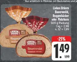 E-Center Lieken urkorn bauernmild Angebot