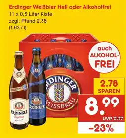 Netto Marken-Discount Erdinger weißbier hell Angebot