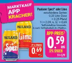 Marktkauf Paulaner spezi Angebot