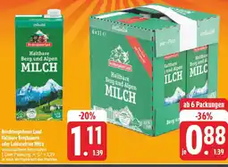 E-Center Berchtesgadener land haltbare berg und alpen milch Angebot