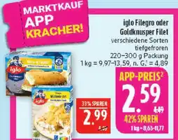 Marktkauf Iglo filegro Angebot