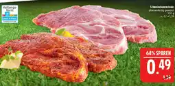 Marktkauf Schweinekammsteaks pfannenfertig gewürzt Angebot