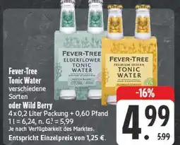 E-Center Fever-tree elderflower tonic water Angebot
