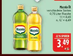Marktkauf Mazola rapsöl Angebot