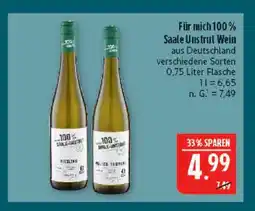 Marktkauf Für mich 100% saale unstrut wein riesling Angebot