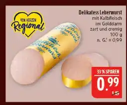 Marktkauf Delikatess leberwurst Angebot