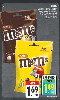 E-Center M&m's chocolate Angebot
