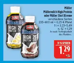 Marktkauf Müller müllermilch high protein Angebot