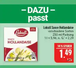 Marktkauf Lukull sauce hollandaise Angebot