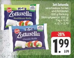 E-Center Zott zottarella basilikum rolle Angebot