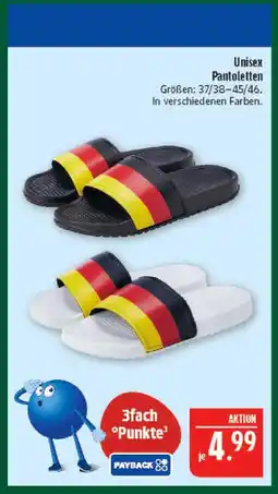 Marktkauf Unisex pantoletten schwarz Angebot