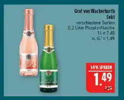 Marktkauf Graf von wackerbarth sekt Angebot