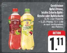 E-Center Gerolsteiner apfel zitrone Angebot