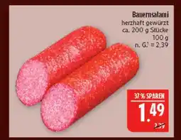 Marktkauf Bauernsalami Angebot