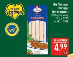Marktkauf Die thüringer thüringer rostbratwurst Angebot