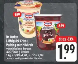 E-Center Dr. oetker löffelglück grieß pudding Angebot