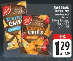 E-Center Gut & günstig tortilla chips (mild) Angebot