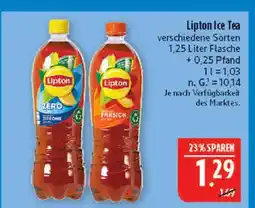 Marktkauf Lipton ice tea zitrone zero Angebot