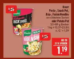 Marktkauf Knorr asia noodles duck taste Angebot