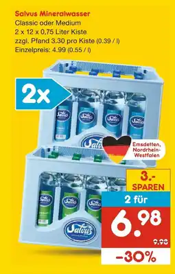 Netto Marken-Discount Salvus mineralwasser Angebot